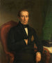 Portret van Johan Rudolf Thorbecke, staatsminister en minister van Binnenlandse Zaken - Johan Heinrich Neuman — weergave van het kunstwerk