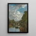 Un canal animé Rotterdam - Johan Hendrik van Mastenbroek — ingelijst kunstwerk aan de muur