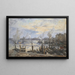 van het Leuvehaven schilderij in de Rotterdamse haven - Johan Hendrik van Mastenbroek — ingelijst kunstwerk aan de muur