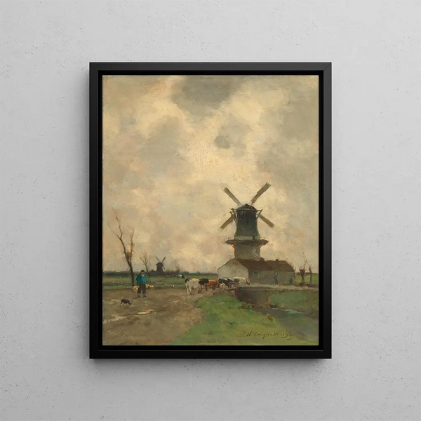Johan Hendrik Weissenbruch - The Mill.webp