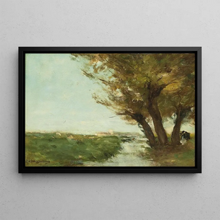 Johan Hendrik Weissenbruch - Under the willow trees.webp