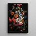Natuurmoeite met een boeket bloemen - Johan Johnsen — ingelijst kunstwerk aan de muur