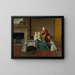 van Johan Joseph Zoffany's Schilderij John quatorzième lord Willoughby de Broke et sa famille — ingelijst kunstwerk aan de muur