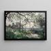 van het waterplantmotief uit het Stergtland - Johan Krouthén — ingelijst kunstwerk aan de muur