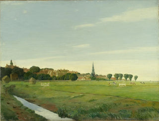Johan Rohde - Landscape with a Town.webp