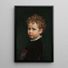 Jongens met gekrulde haren - Johan Vilhelm Gertner — ingelijst kunstwerk aan de muur