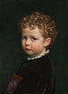 Jongens met gekrulde haren - Johan Vilhelm Gertner — weergave van het kunstwerk