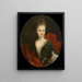 van Anna Margaretha van Petcum 1676–1745, echtgenote van Johan Arnold Zoutman - Johan van Diest — ingelijst kunstwerk aan de muur