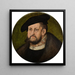 van Johann le Constant, keurvorst van Saksen - Lucas Cranach de Oude — ingelijst kunstwerk aan de muur