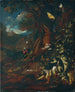 Landschap met reptielen en insecten - Johann Adalbert Angermayer — weergave van het kunstwerk