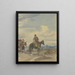 Landbouwersschilderij te paard en muilezel uit het Romeinse platteland - Johann Adam Klein — ingelijst kunstwerk aan de muur