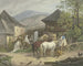 molen en meelmolen in de Stickelberger-vallei nabij Wiener Neustadt aan de Hongaarse grens - Johann Adam Klein — weergave van het kunstwerk