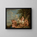 Les Amours en plein jeu - Johann Albrecht Friedrich Rauscher — ingelijst kunstwerk aan de muur