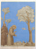 Sint Franciscus predikt tot de vogels - Johann Anton Ramboux — weergave van het kunstwerk