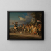 La défense des enfants - Johann Baptist Kirner — ingelijst kunstwerk aan de muur