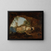 Grotte - Johann Baptist Kirner — ingelijst kunstwerk aan de muur