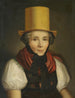 Portrait of Maria Kreuzer née Laule in traditional costume - Johann Baptist Laule — artwork view