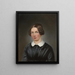 portret van Pauline Rogg née Tritscheller - Johann Baptist Laule — ingelijst kunstwerk aan de muur