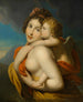 van een nimf die Cupido over een rivier draagt - Johann Baptist von Lampi de Oudere — weergave van het kunstwerk