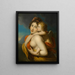 van een nimf die Cupido over een rivier draagt - Johann Baptist von Lampi de Oudere — ingelijst kunstwerk aan de muur