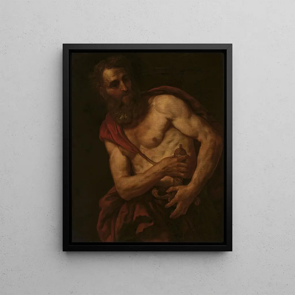 Saint Paul Painting - Johann Carl Loth — framed artwork on a wall