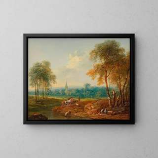 Johann Christian Brand - Landschaft mit Kuhherde.webp