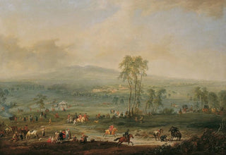 Johann Christian Brand - Laxenburg von der Schneiderau gegen Guntramsdorf und Mdling.webp