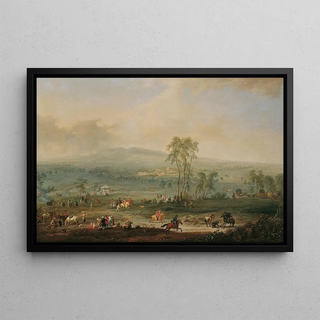 Johann Christian Brand - Laxenburg von der Schneiderau gegen Guntramsdorf und Mdling.webp