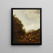 Landschap met herders en vee - Johann Christian Klenge — ingelijst kunstwerk aan de muur
