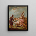 Crucifixion of Saint Peter - Johann Conrad Seekatz — framed artwork on a wall