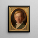 Eugen Staub, jonge schilder en kunsthandelaar - Johann Erlinger — ingelijst kunstwerk aan de muur