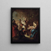 Aanbidding der Wijzen - Johann Evangelist Holzer — ingelijst kunstwerk aan de muur