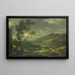 Landschap na een storm - Johann Franz Ermels — ingelijst kunstwerk aan de muur