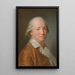 Portrait painting of Christian Heigelin - Johann Friedrich August Tischbein — framed artwork on a wall