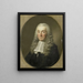 Portrait of Jan van de Poll, mayor of Amsterdam - Johann Friedrich August Tischbein — framed artwork on a wall