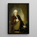 Portret van Johannes Lublink II filosoof schrijver en staatsman - Johann Friedrich August Tischbein — ingelijst kunstwerk aan de muur