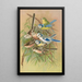 Parus coeruleus Aegithalus caudatus caudatus vagans caudatus Irbyi Parus cyanus Pall - Johann Friedrich Naumann — ingelijst kunstwerk aan de muur