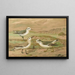 Phalaropus fulicarius, Phalaropus lobatus, Calidris arenaria - Johann Friedrich Naumann — ingelijst kunstwerk aan de muur
