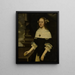 portret van Maria Margareta von Holzhausen - Johann Friedrich Trescher — ingelijst kunstwerk aan de muur