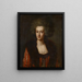 Portret van een dame - Johann Georg Edlinger — ingelijst kunstwerk aan de muur