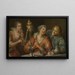 Cour - Johann Georg Platzer — ingelijst kunstwerk aan de muur