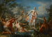 Latone die de Lysiërs in kikkers verandert - Johann Georg Platzer — weergave van het kunstwerk