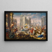 Marcus Curtius - Johann Georg Platzer — ingelijst kunstwerk aan de muur