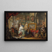 L'Atelier de l'artiste - Johann Georg Platzer — ingelijst kunstwerk aan de muur