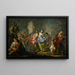 De Plezieren van de Seizoenen Lente - Johann Georg Platzer — ingelijst kunstwerk aan de muur