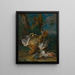 Natuurstudie met een Tetra - Johann Georg de Hamilton — ingelijst kunstwerk aan de muur