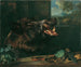 Natuurstudie van everzwijnen - Johann Georg de Hamilton — weergave van het kunstwerk