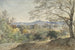 View through the Inn Valley towards the Alps and Neubeuern - Johann Georg von Dillis — artwork view