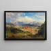 van Vue des Montagnes Rax et Schneeberg - Giovanni Battista Varano — ingelijst kunstwerk aan de muur