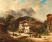 Bezoek aan het platteland - Johann Gottfried Pulian — weergave van het kunstwerk